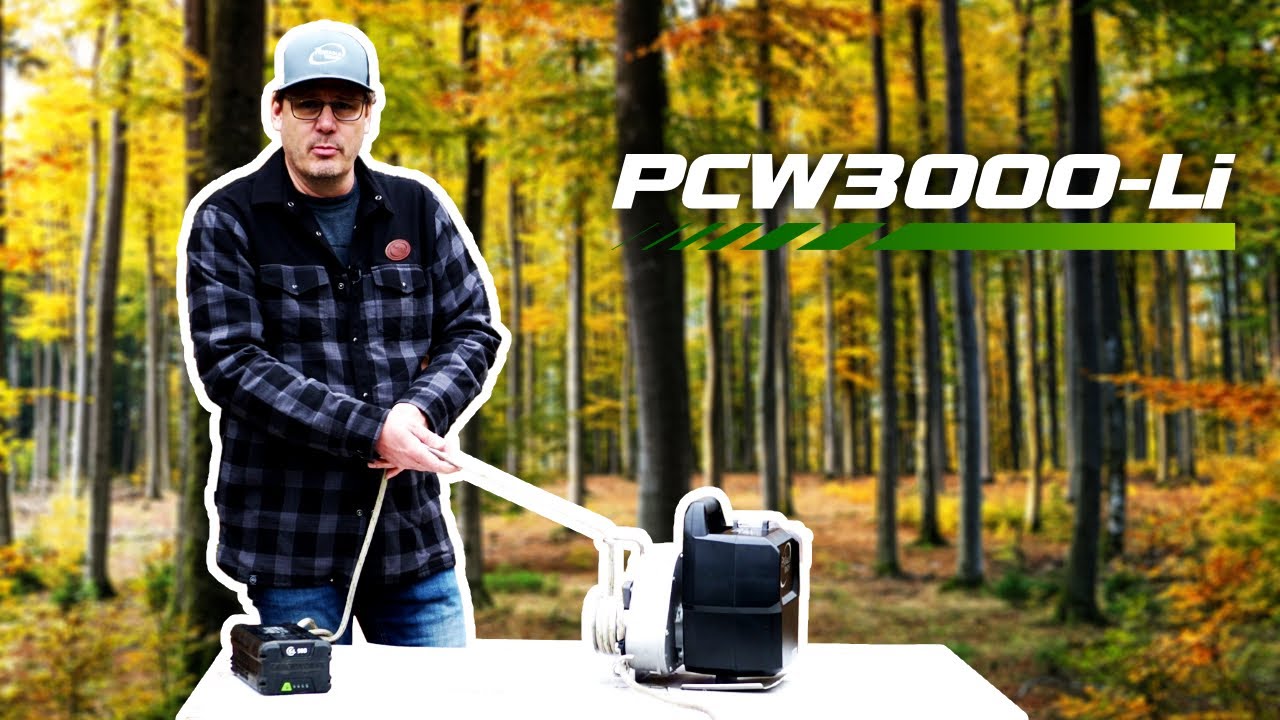 PCW3000-Li Introduction 2024 | 80/82 V Battery Powered Pulling Winch
