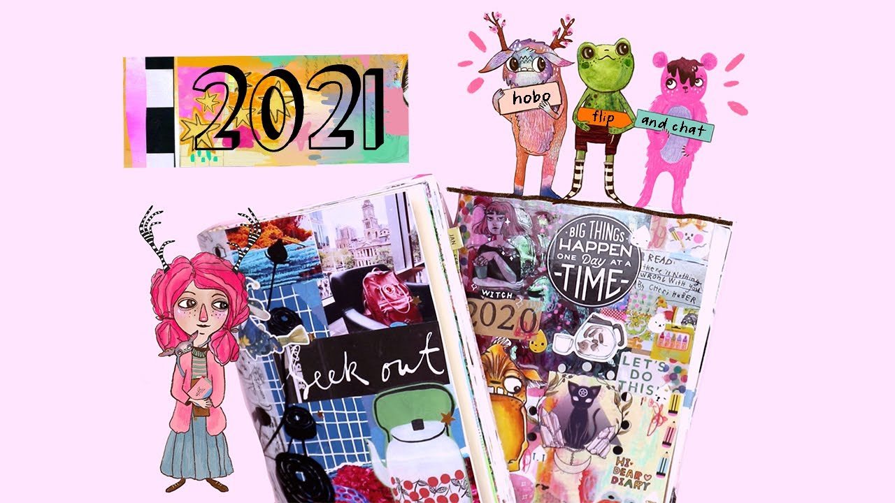 My 2020 and 2021 Hobonichi flip and chat