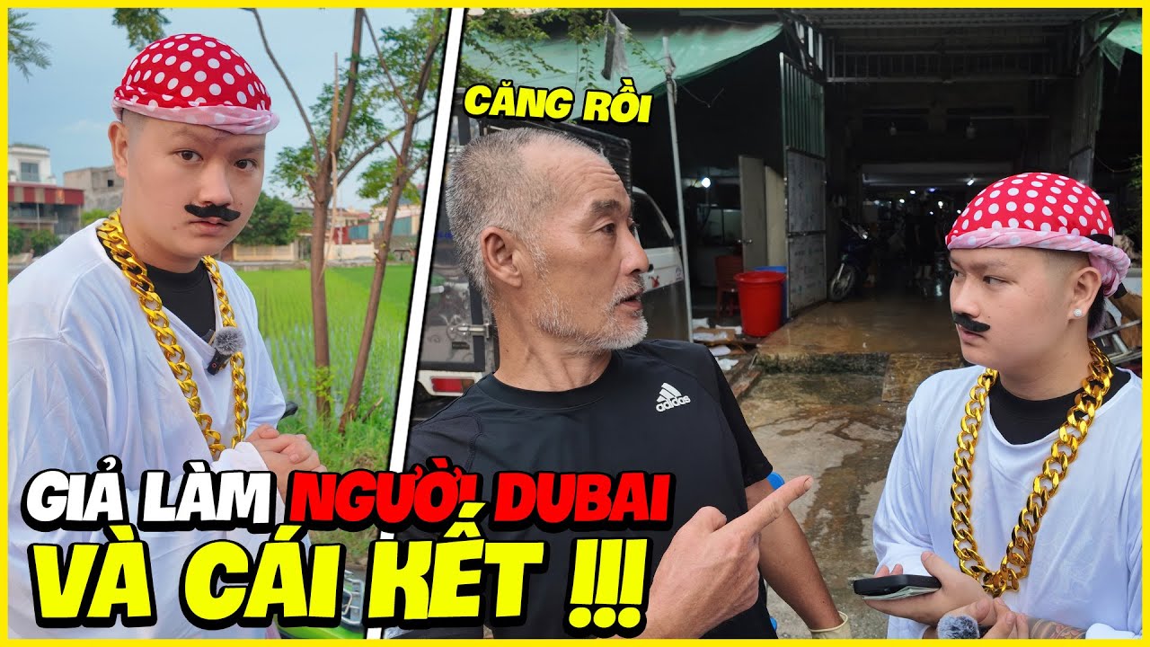 Văn Huỳnh | Thử Thách Hóa Thân Người DUBAI Đi Mua Đồ Và Cái Kết | Cười Không Nhặt Được Mồm ?