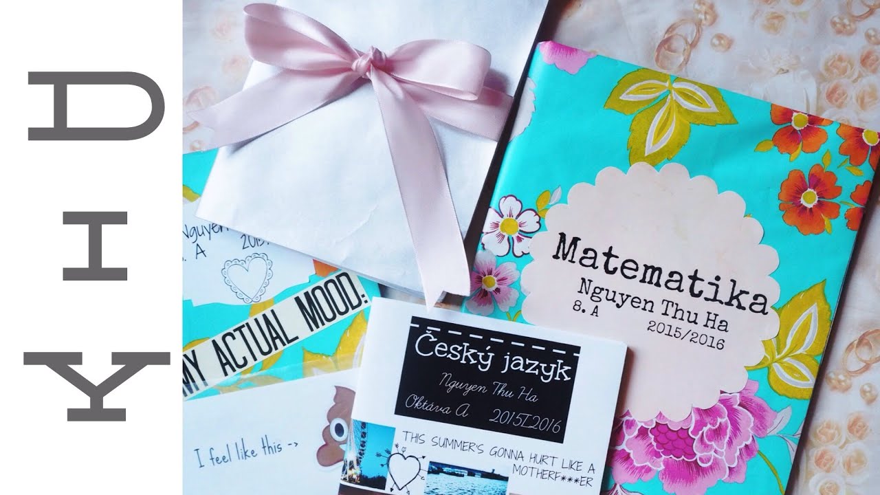 DIY Back To School | sešity do školy | Stylewithme