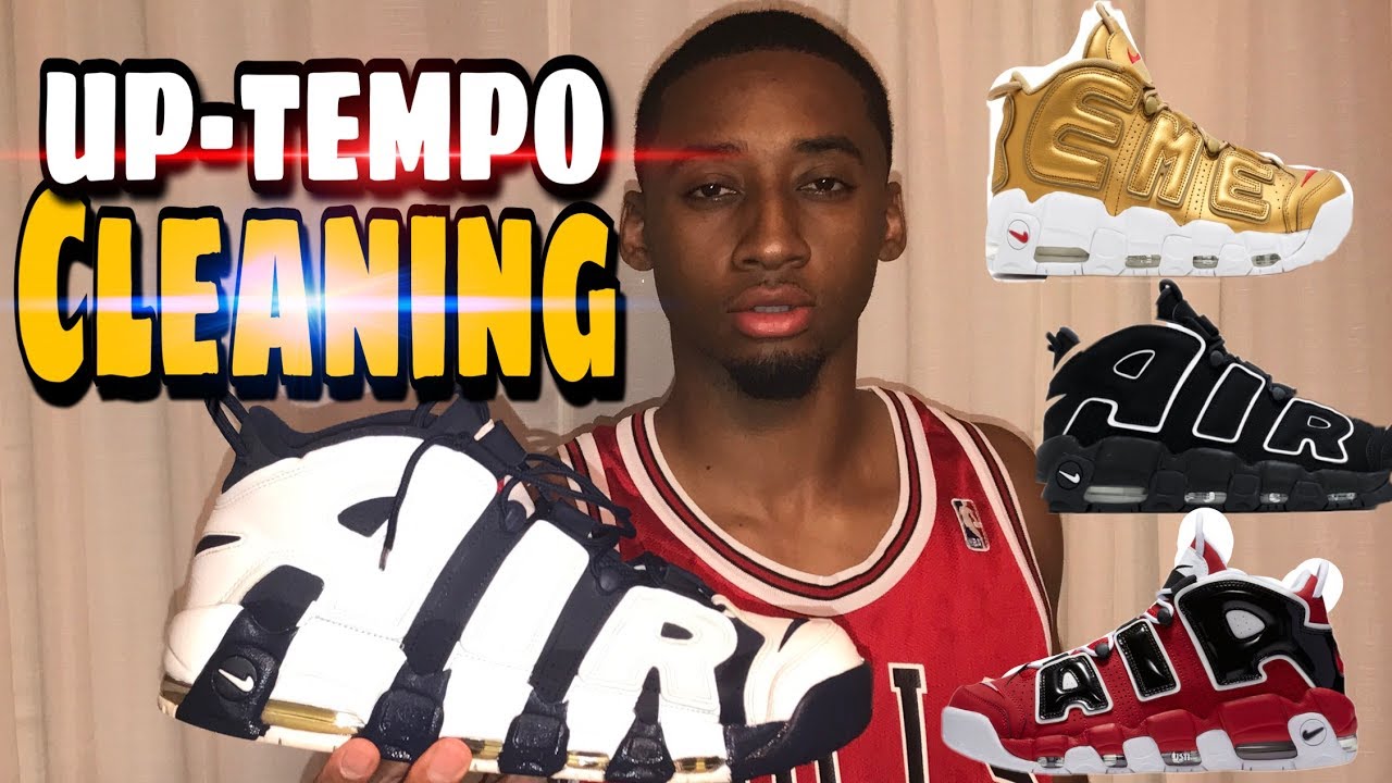 How to Clean Nike Air uptempo (EASY)