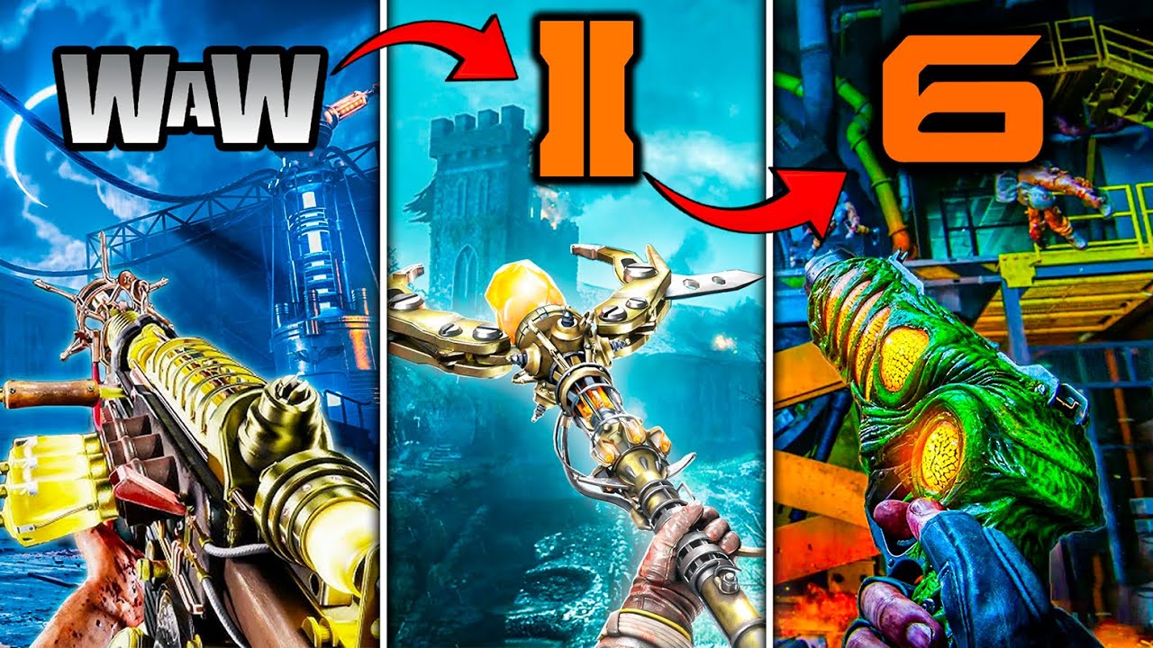 Jogando o ULTIMO MAPA de cada BLACK OPS ZOMBIES