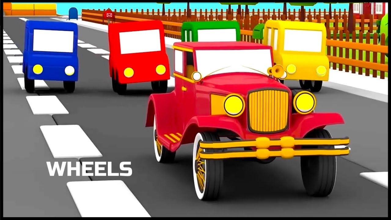 WHEELS - Why do we need FOUR? - Cartoon Cars - Cartoons for Kids!