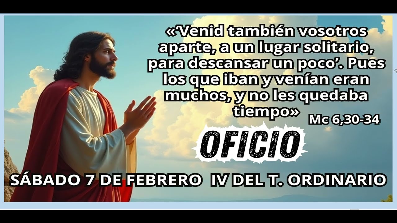 OFICIO DE LECTURA  Sábado 7 de Febrero de 2026