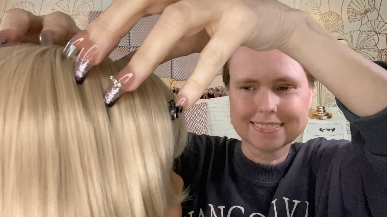 ASMR Relaxing Hair play, Hair Brushing, Scalp scratching & Face Tapping💓 | Roleplay Nederlands