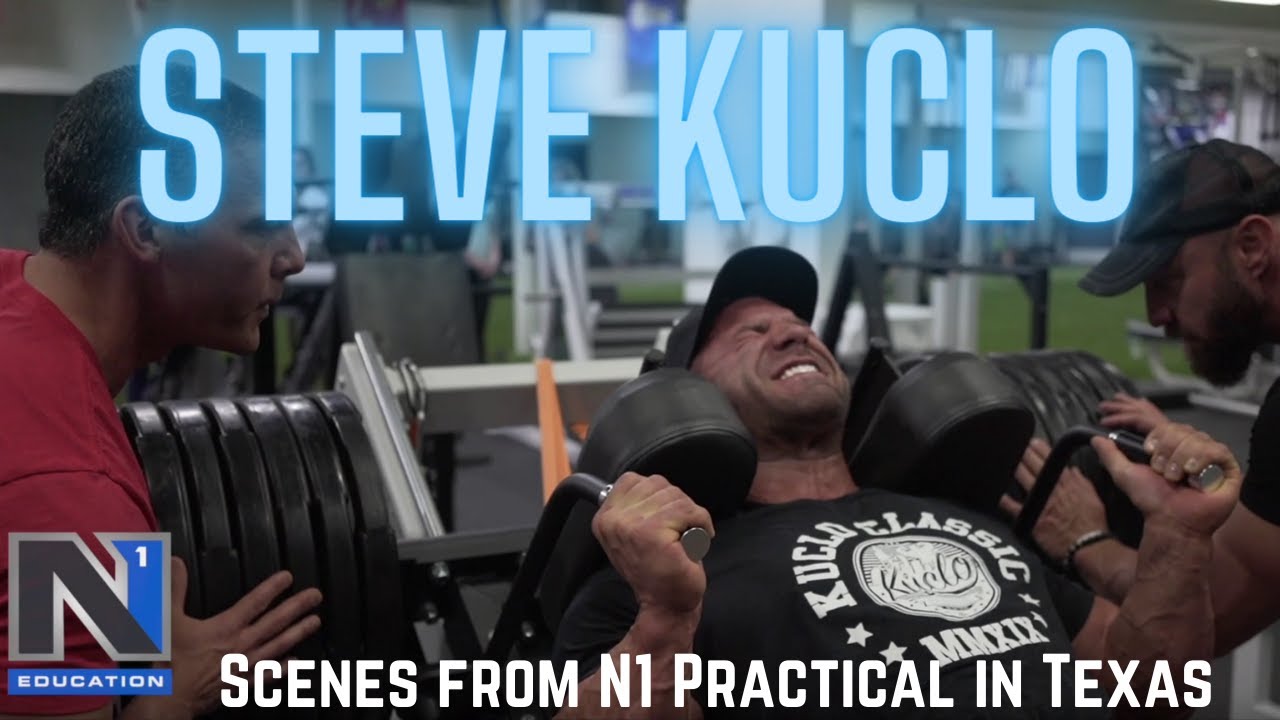 Steve Kuclo Training at the N1 Education Practical in Allen Texas 2019