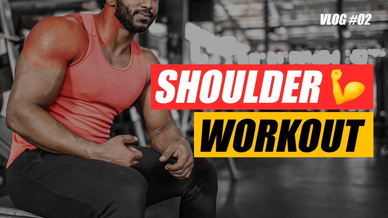 SHOULDER MUSCLE'S හදාගන්න GYM workout එකක් | 💪Vlog 02