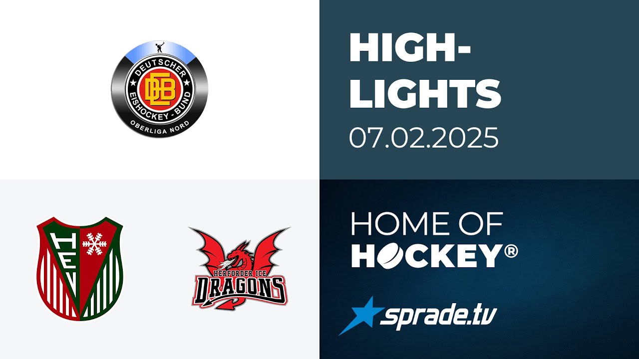 07.02.2025 - Highlights - Herne Miners vs. Herforder Ice Dragons