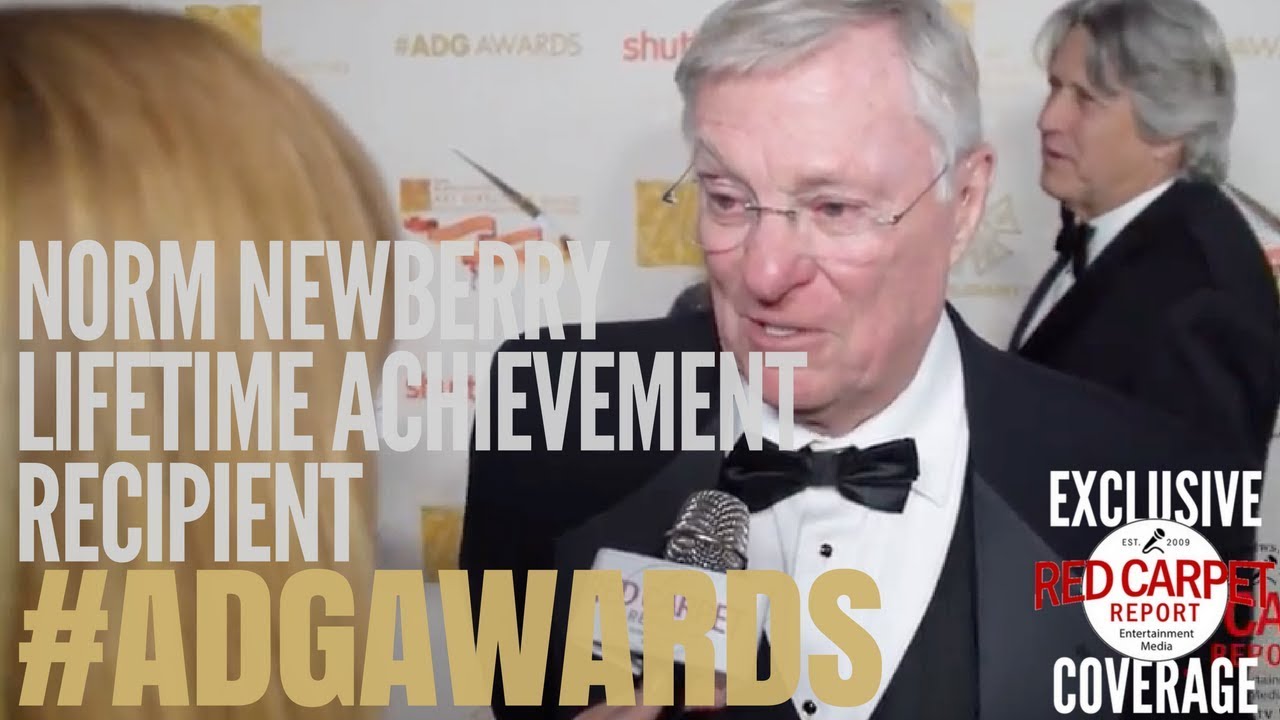 Norm Newberry, Lifetime Achievement Recipient interviewed at the 22nd Annual ADG Awards #ADGAwards