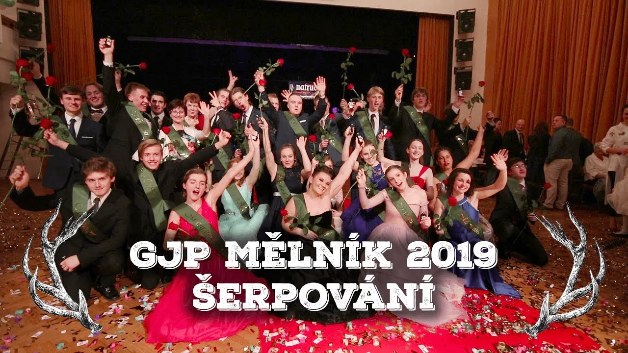 Maturitní veselice oktávy GJP Mělník 2019 - záznam šerpování