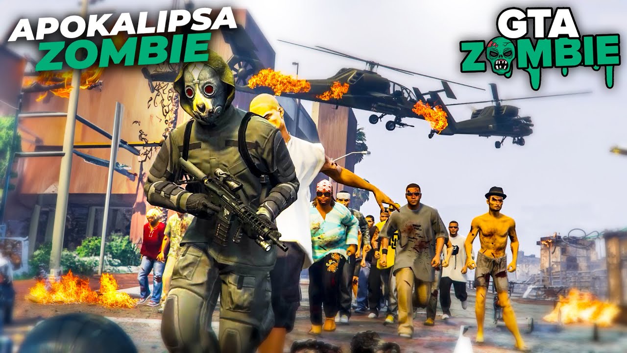 GTA 5 ZOMBIE #1☢️ - RZĄD TO PRZED NAMI UKRYWAŁ...💉