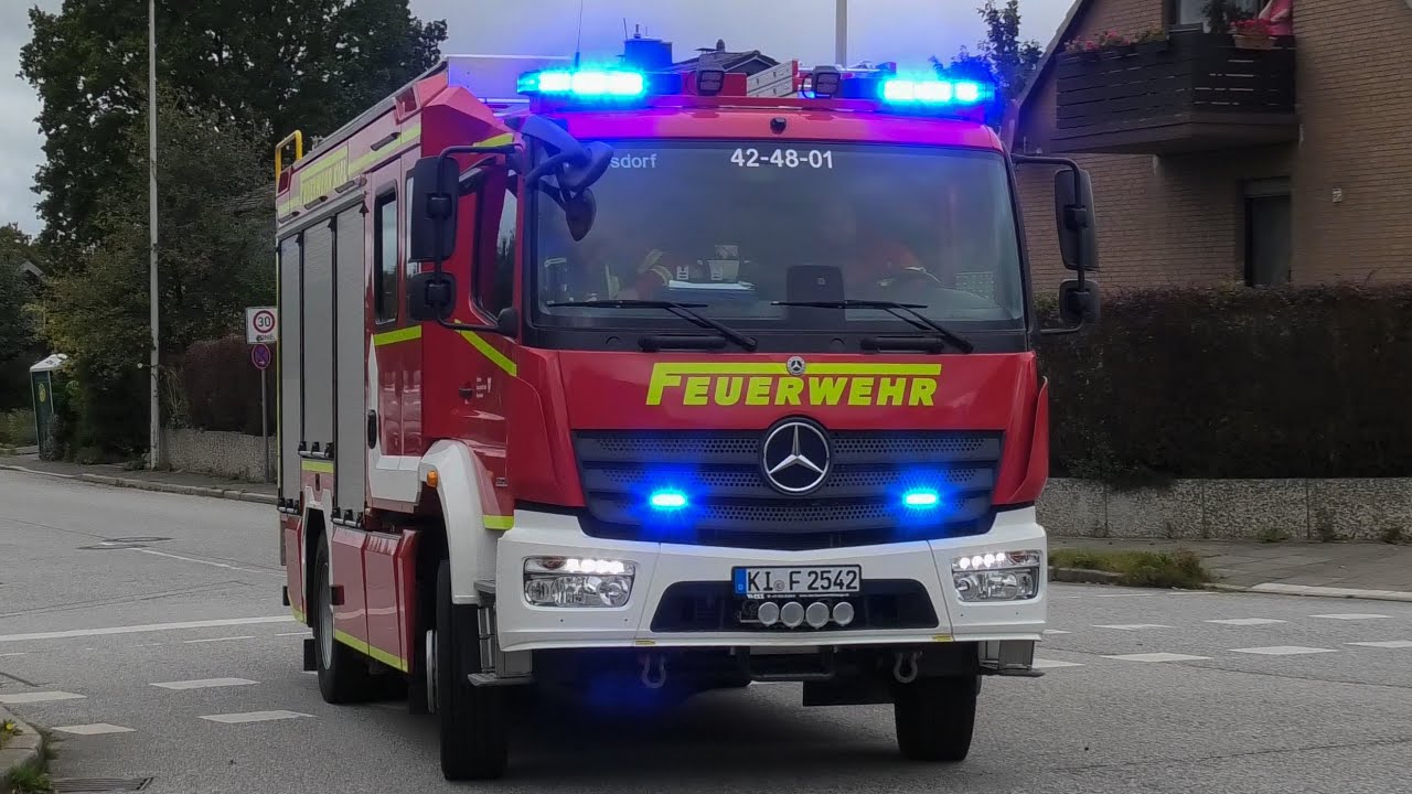 [Neues HLF] Einsatzfahrten HLF Freiwillige Feuerwehr Kiel Suchsdorf