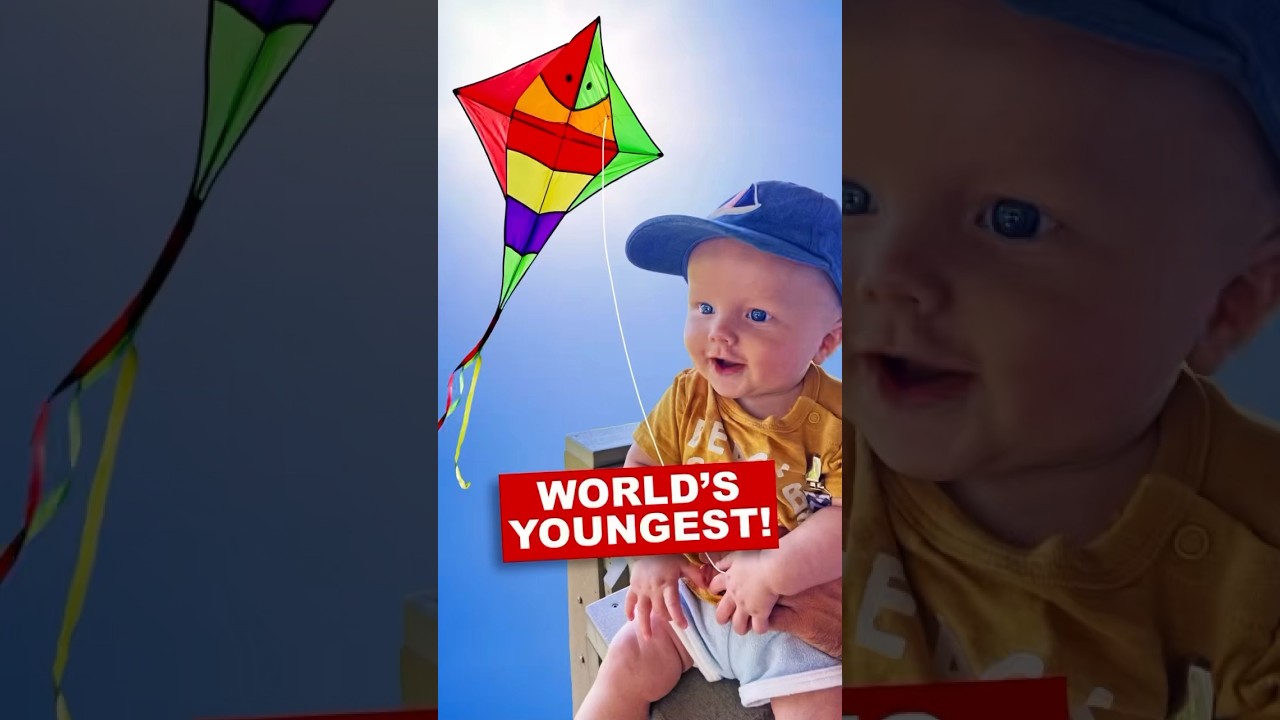 World&rsquo;s Youngest Kite Flying Baby 👶🪁