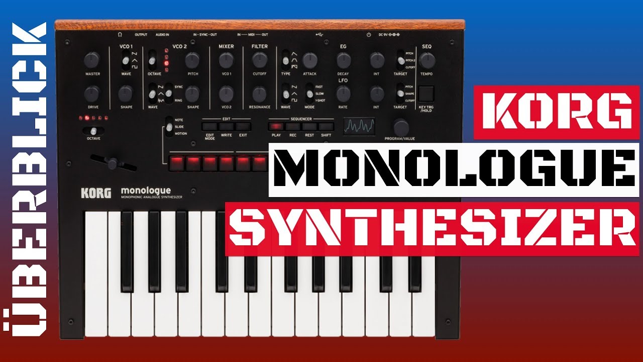 KORG monologue Analog Synthesizer - Überblick (German/Deutsch) | SYNTH ANATOMY