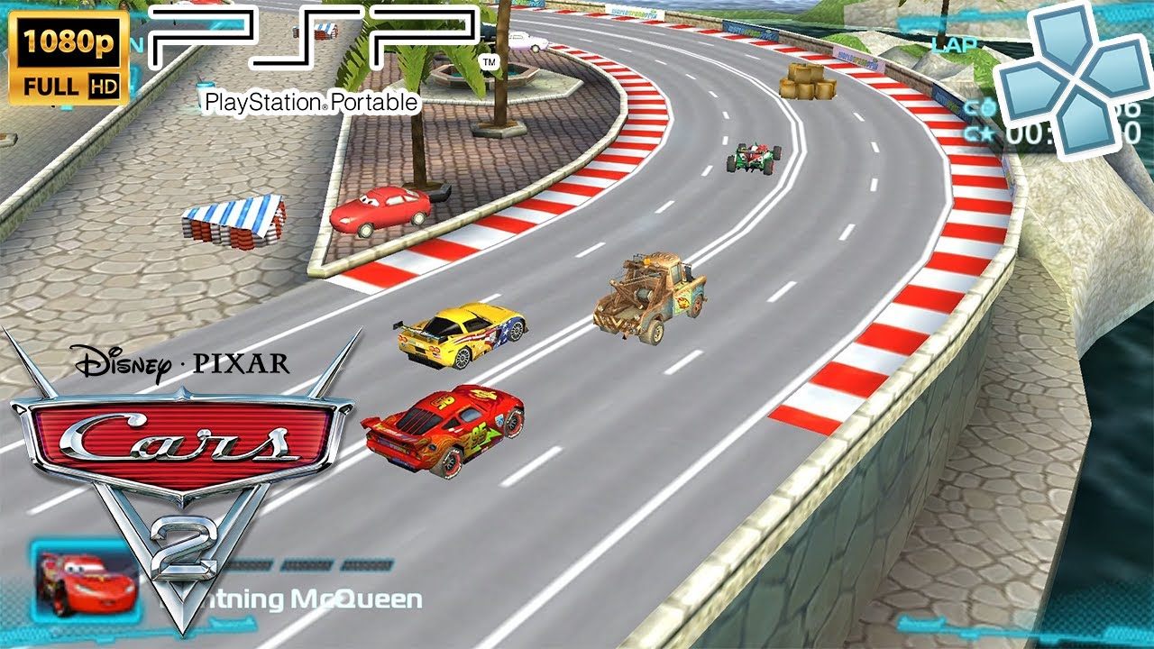 Cars 2 PSP HD Gameplay (PPSSPP)