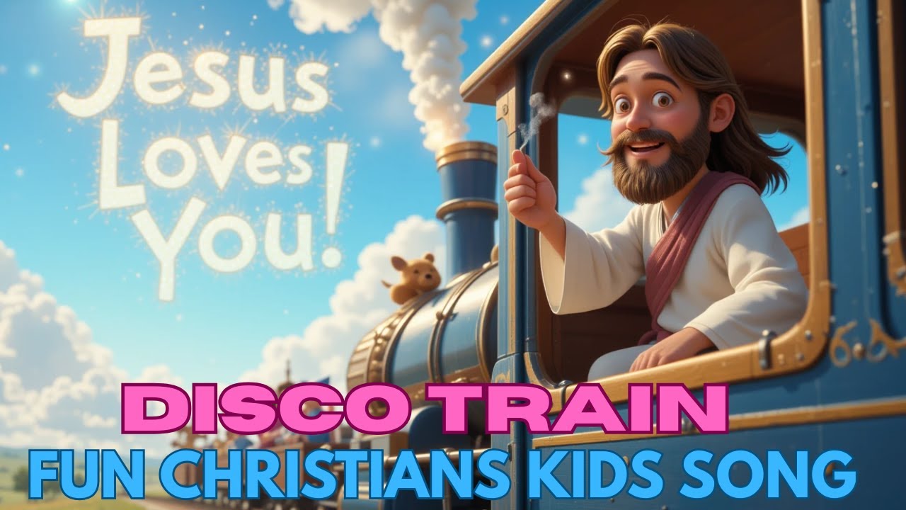 Jesus Loves Me Disco Train | Fun Christian Kids Song with Dancing