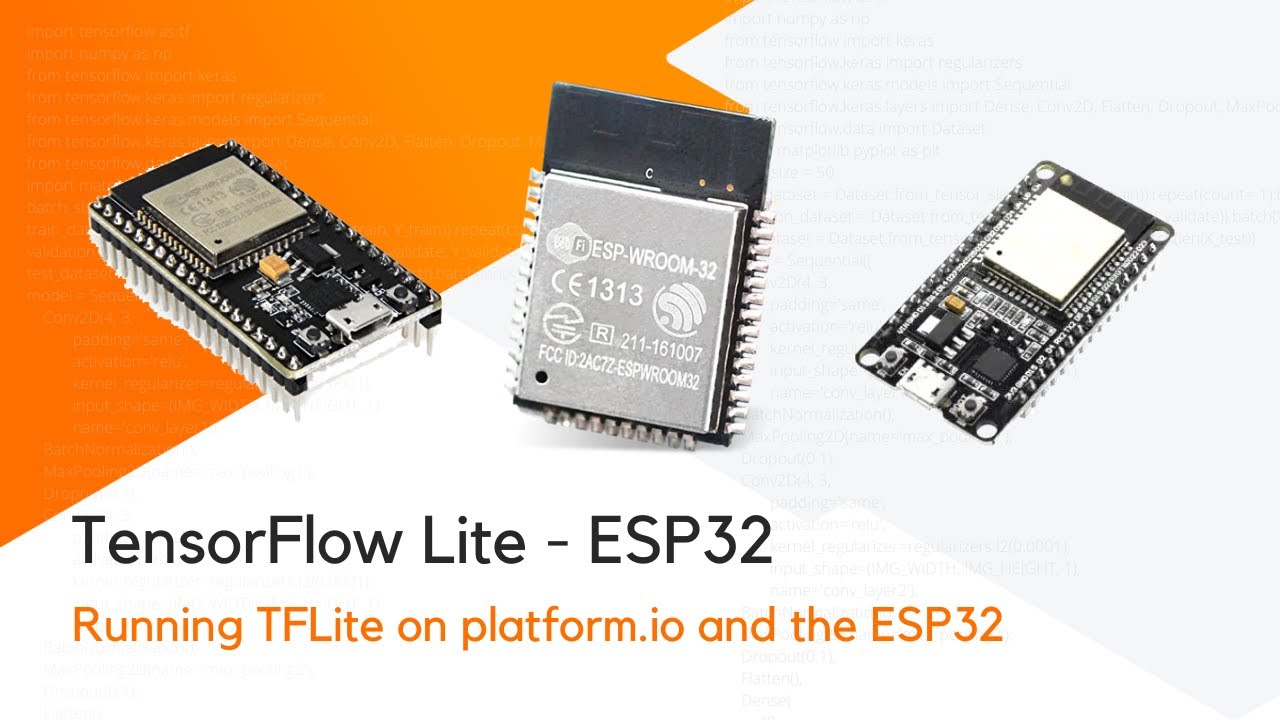 TensorFlow Lite With Platform.io and the ESP32