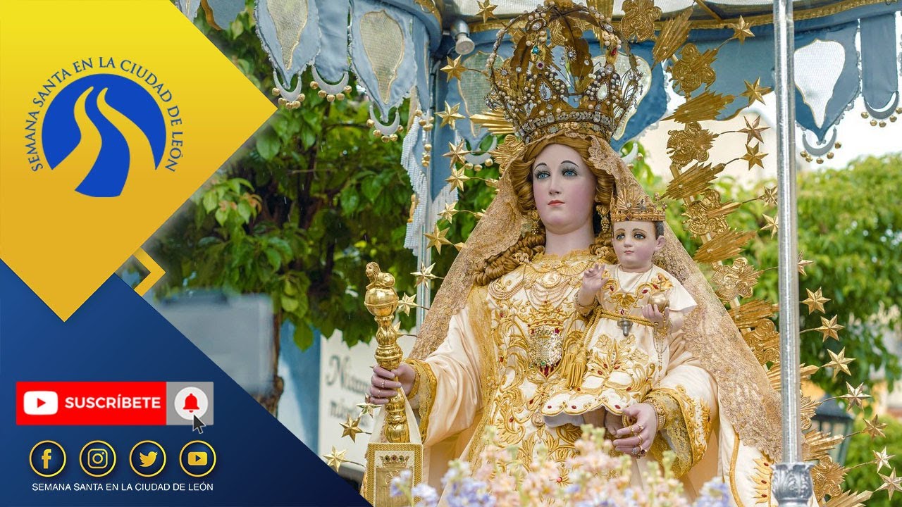 Procesión, VIRGEN DE LA MERCED a su llegada al Tope del Indio en Sutiaba. 2024. #leon #nicaragua