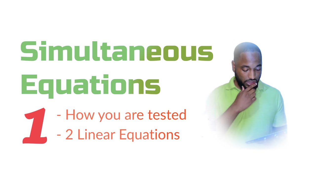 How CSEC Maths tests simultaneous equations