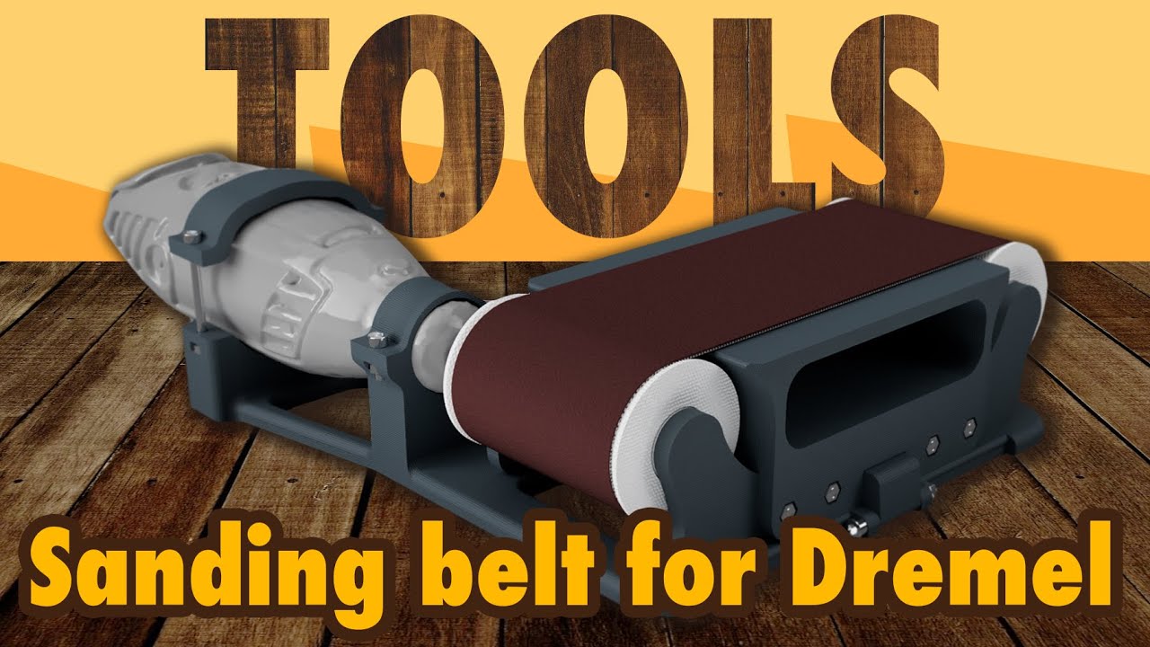 3D Printed Sand Belt Stand for Dremel 3000