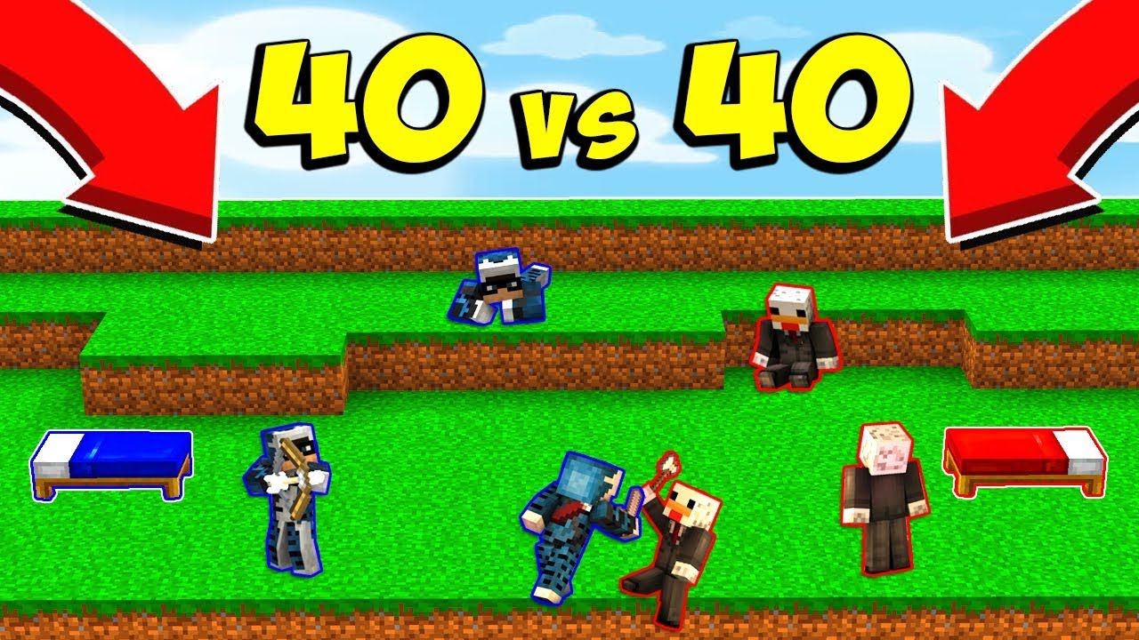 LA BEDWARS 40 vs 40 NEL CASTELLO! - Minecraft ITA
