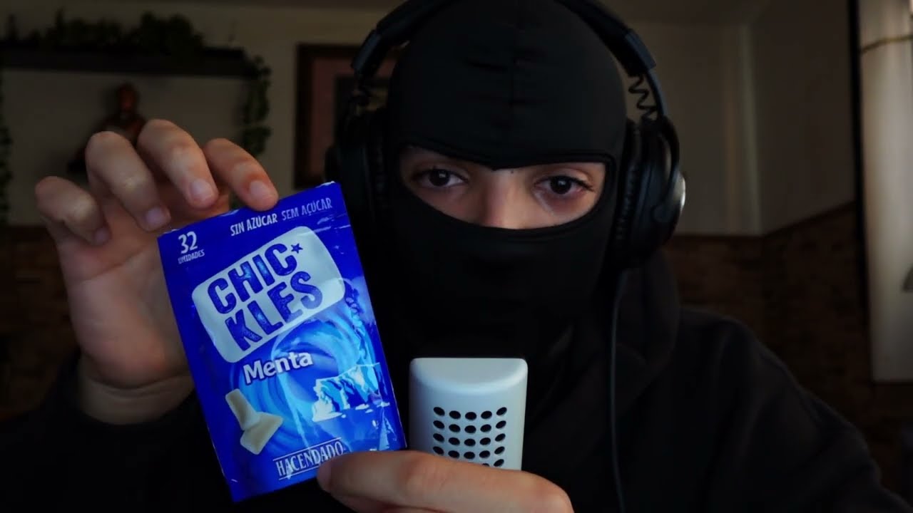ASMR comiendo chicle 🍬 mouth sounds para relajarte | Sombrío ASMR
