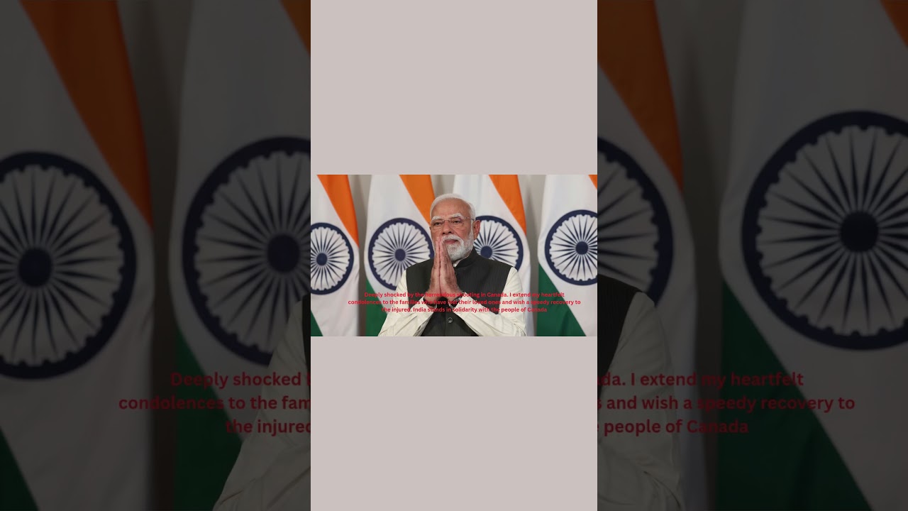 PM Narendra Modi Deeply Shocked By Horrendous Shooting In Canada