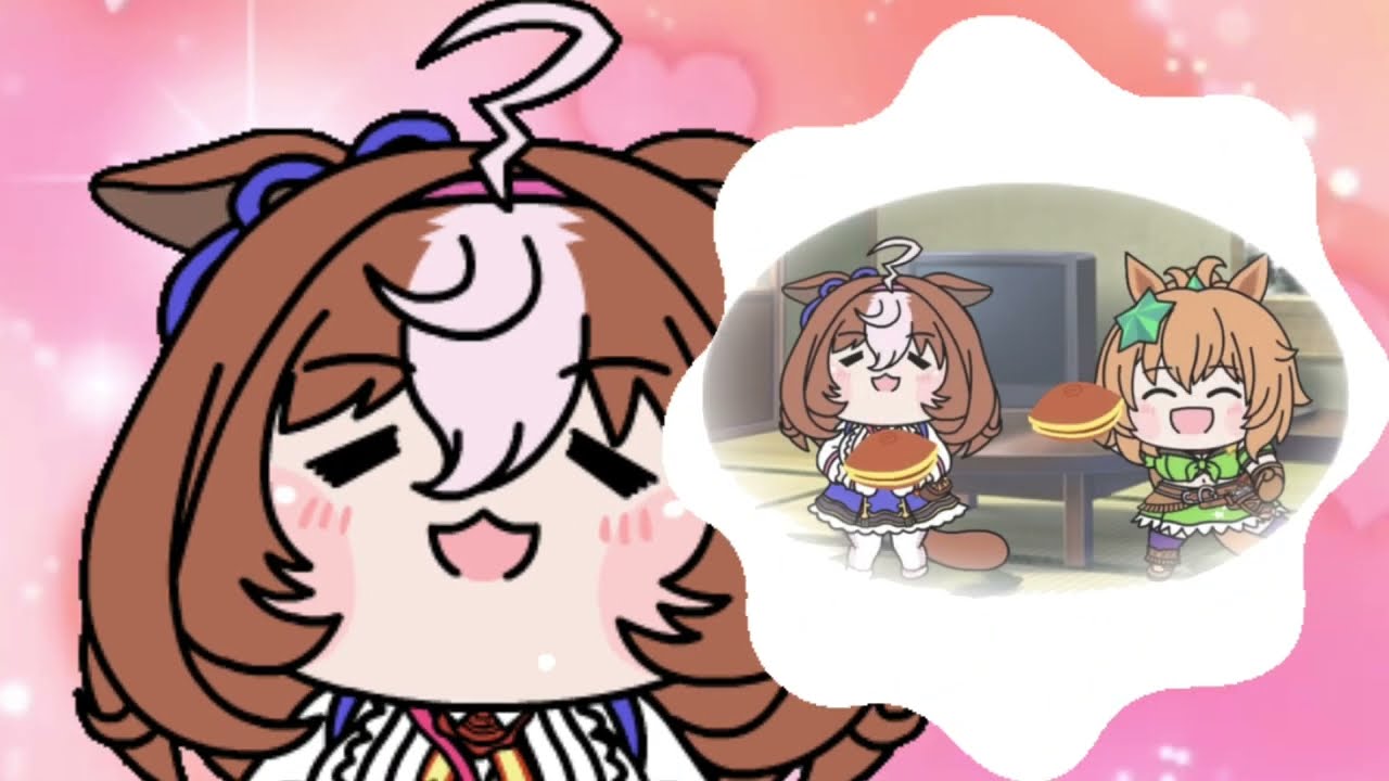 メイショウドトウと幸せのどら焼き（ウマ娘たぬき）