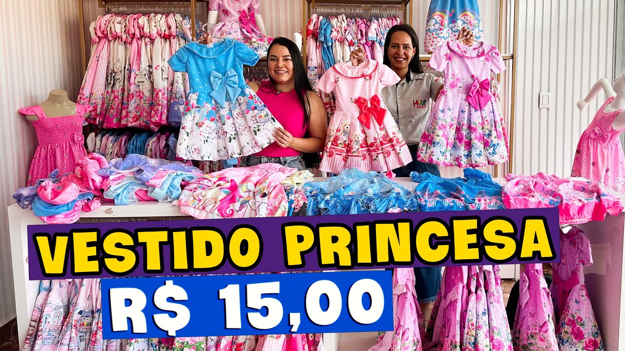VESTIDOS INFANTIS NO ATACADO EM GOIÂNIA POR R$ 15,00 REVENDA E LUCRE