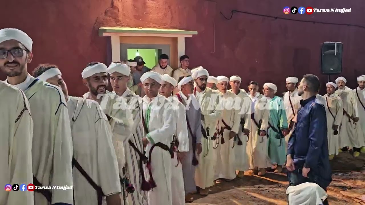فرقة أحواش إمجاض ب تكاديرت بمناسبة حفل زفاف بتاريخ 07/09/2025 الجزء التالت 