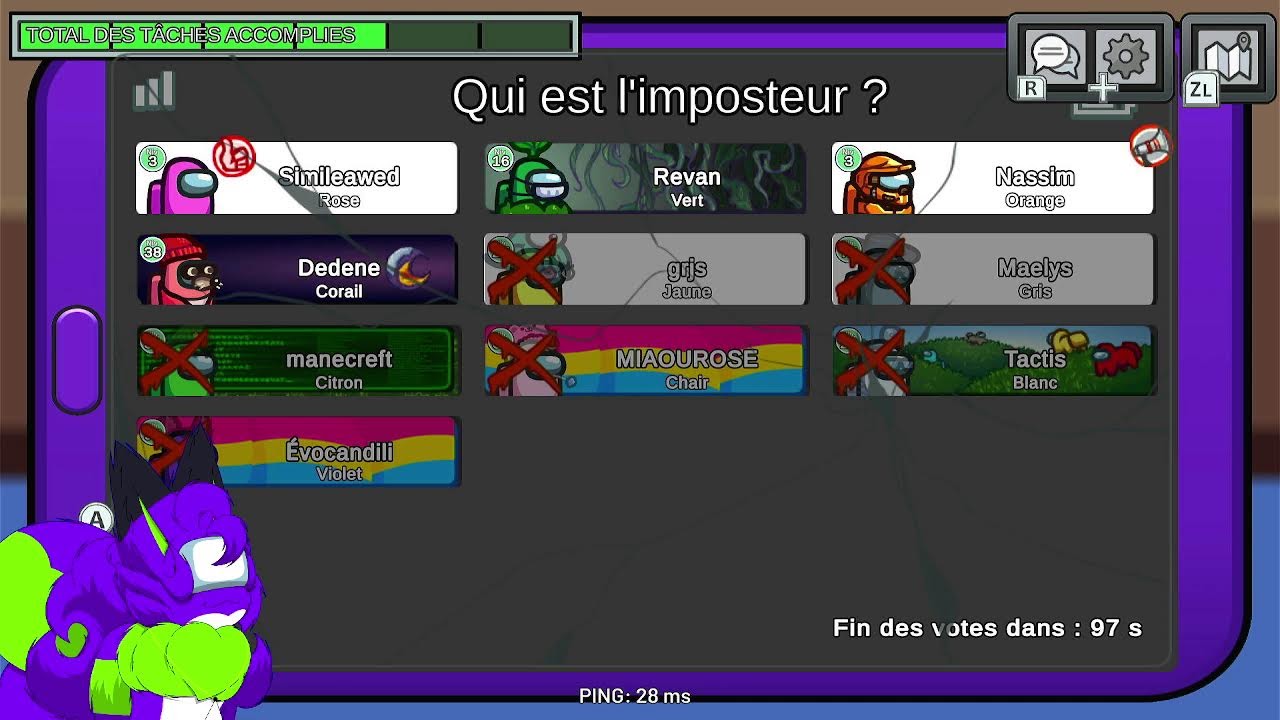 Among us avec les abos !