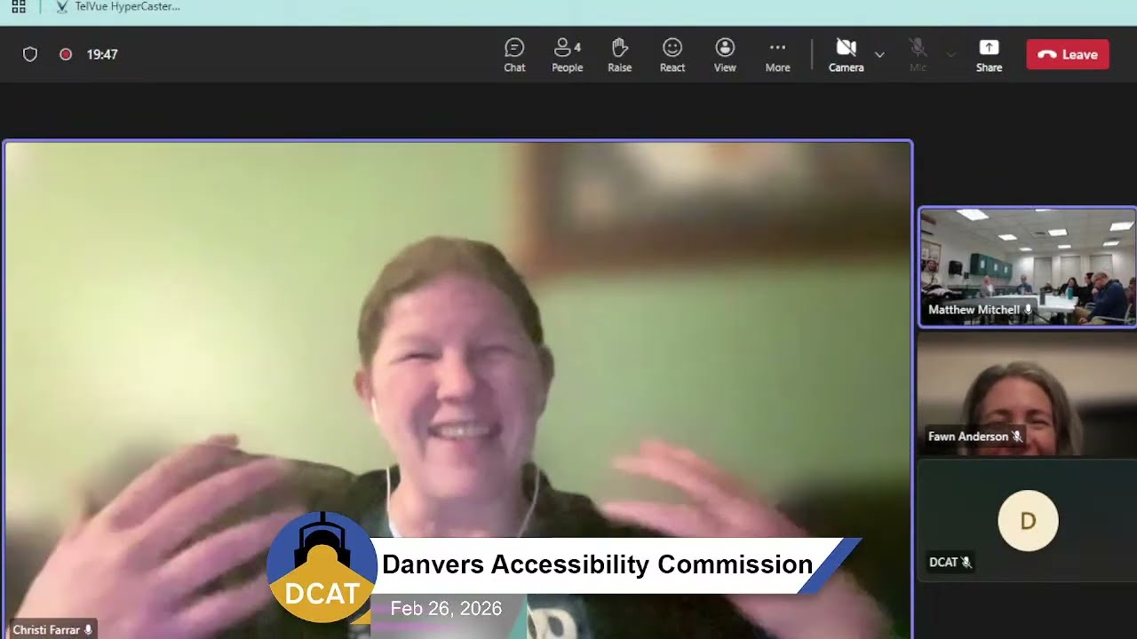Danvers Accessibility Commission Meeting - 2/26/26