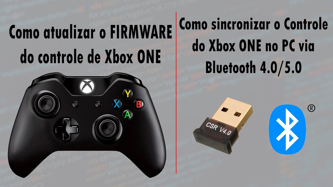 Como atualizar o Firmware do Controle do Xbox ONE + Sincronizar Controle do ONE com PC Bluetooth