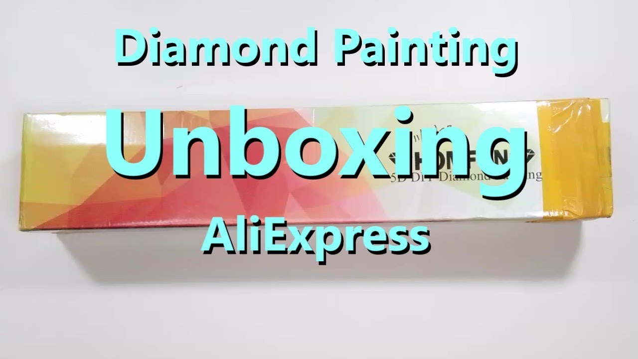 Diamond Painting Unboxing - Homfun on AliExpress