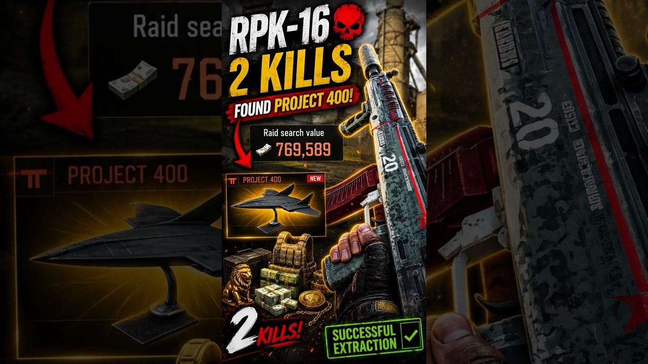 Project 400 + RPK-16 = INSANE Raid 💀🔥