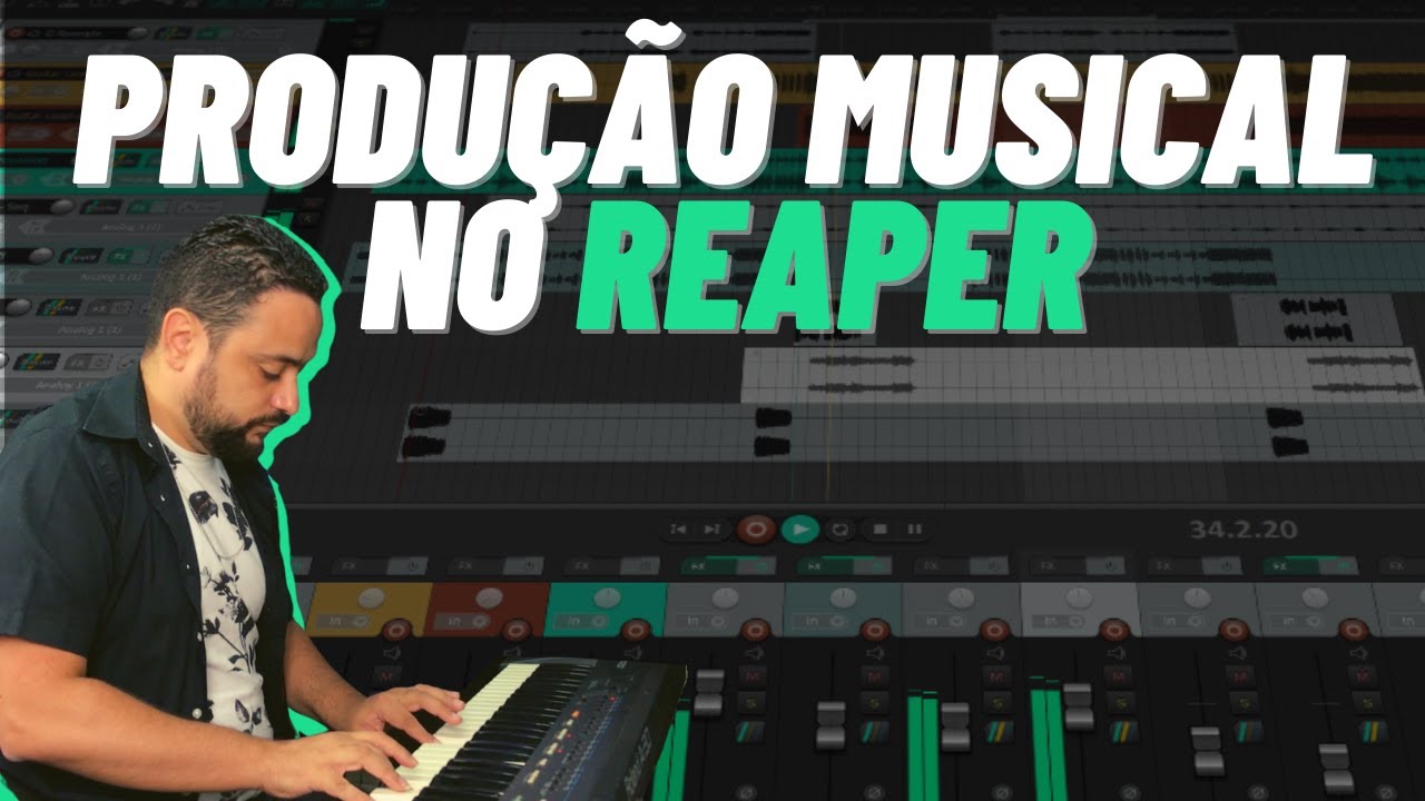PRODUZINDO uma música Completa No REAPER