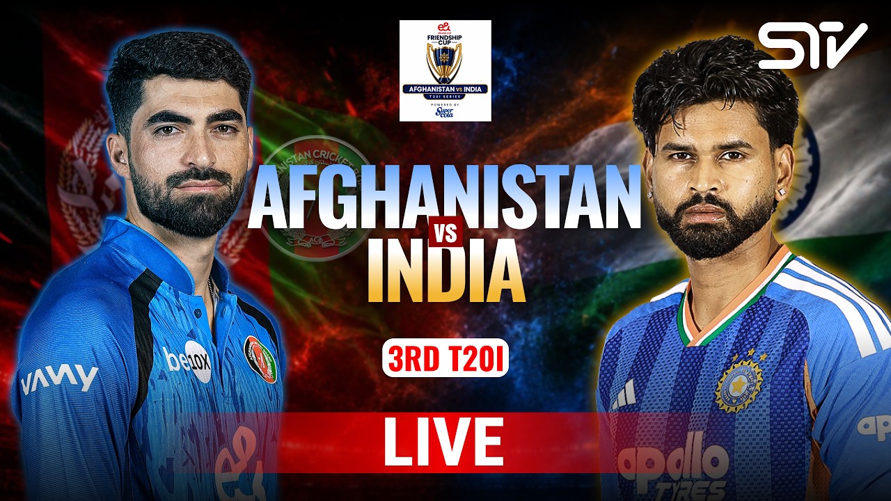 Live | Afghanistan vs India | Match 03 | T20I Series 2026 | ACB | M9N1K