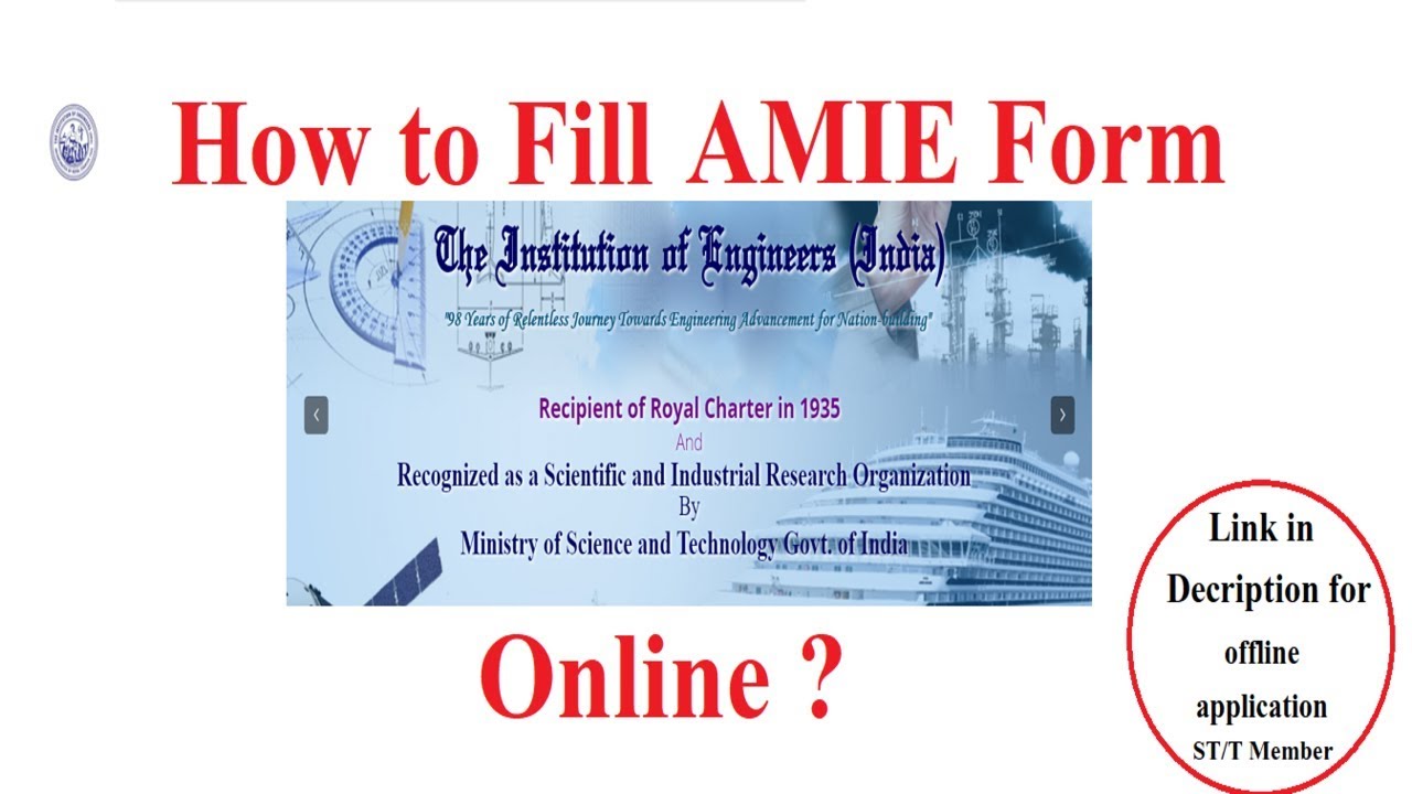 How apply online for AMIE II Online Application AMIE II AMIE After B.Tech