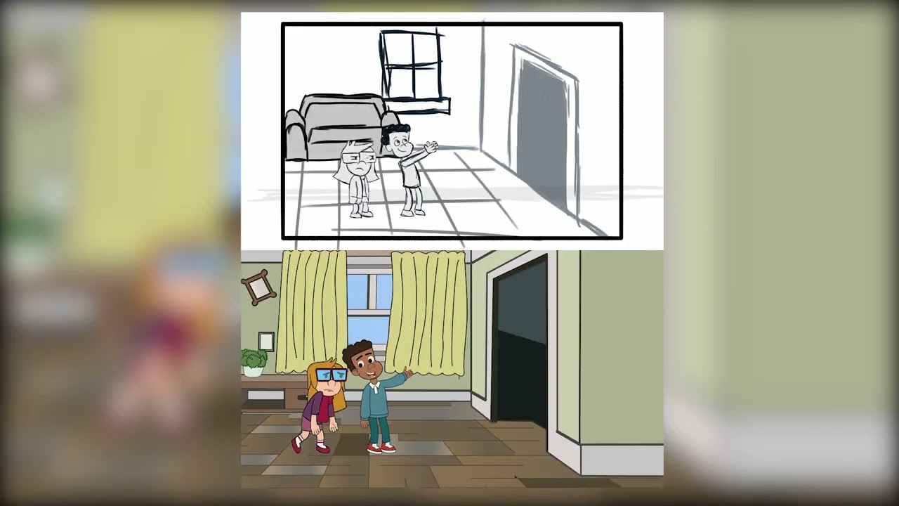 NEVER GO INTO THE BASEMENT | Animatic vs. Final | Alfred Kumwenda