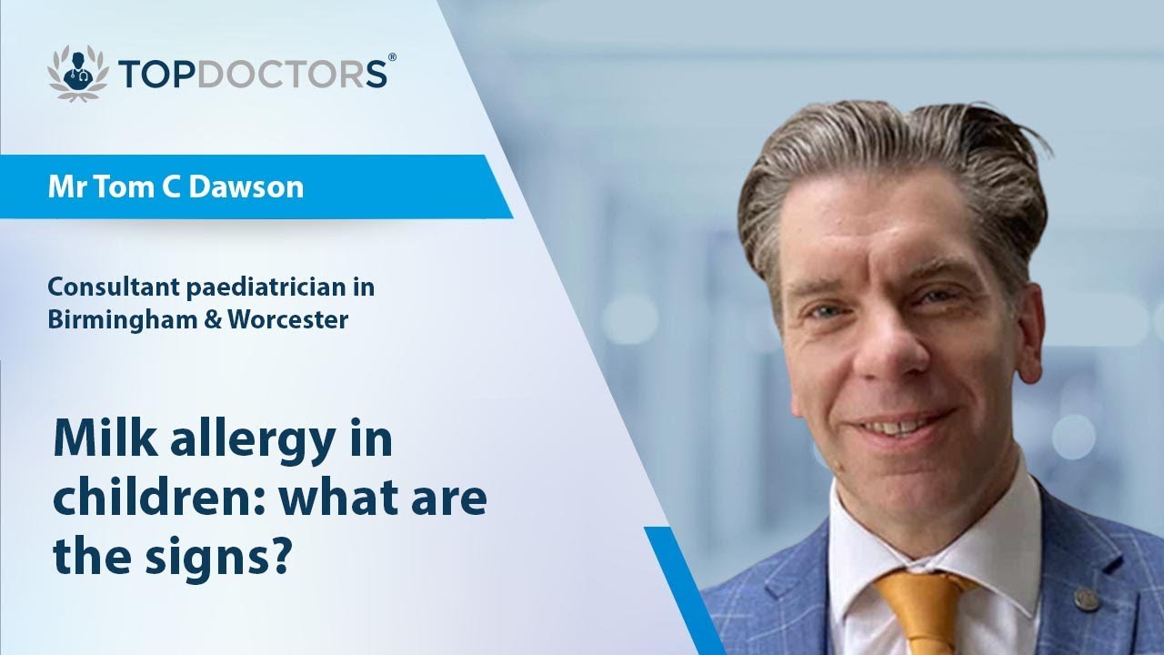 Milk allergy in children: what are the signs?