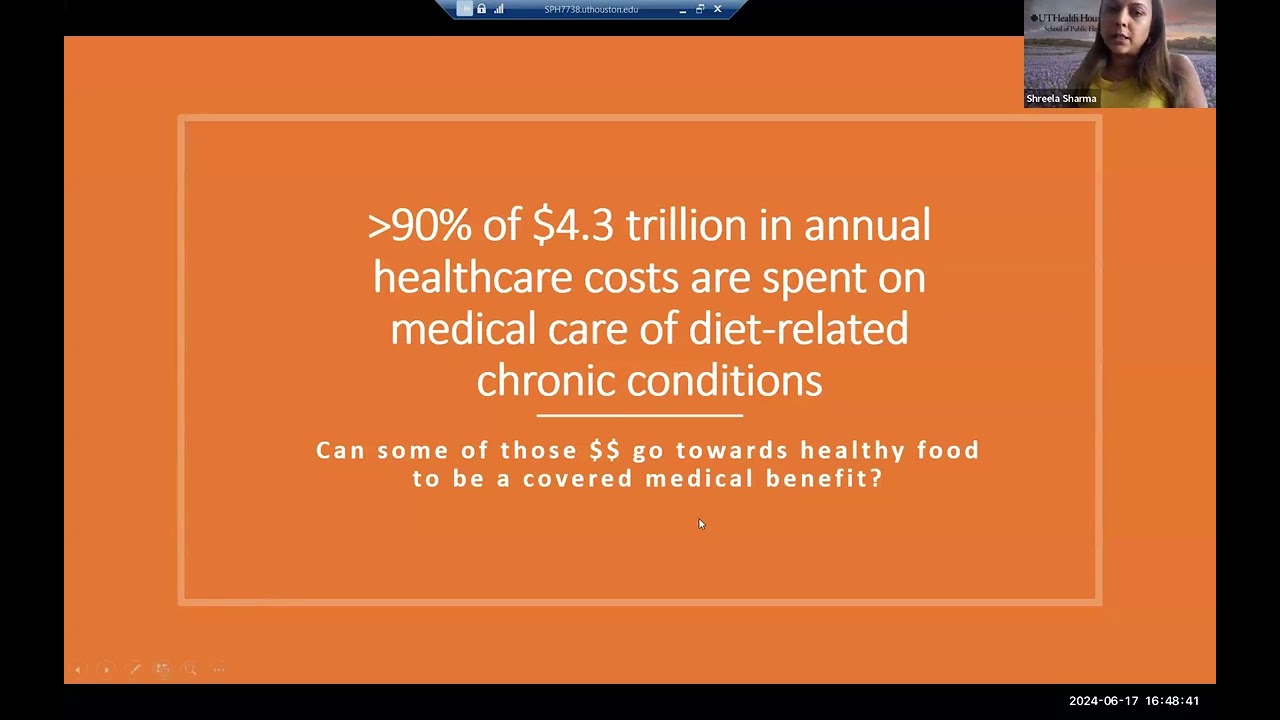 Dr. Shreela Sharma - Food is Medicine