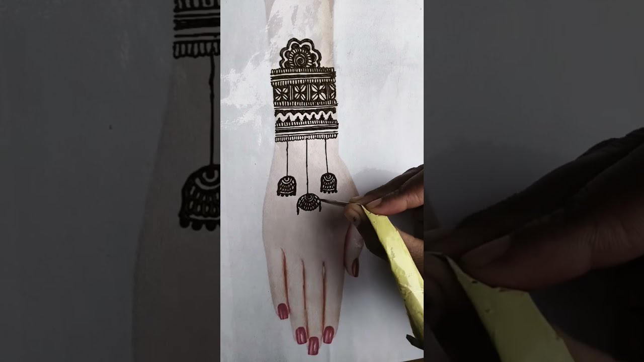 आसान तरीके से मेंहदी लगाना सीखे 🎇 stylish & beautiful mehndi designs l fancy mehndi designs l