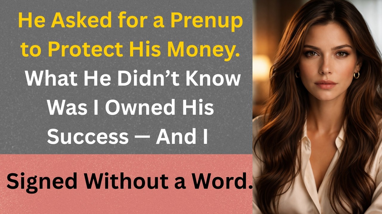 He Asked for a Prenup — Not Knowing I Owned His Success