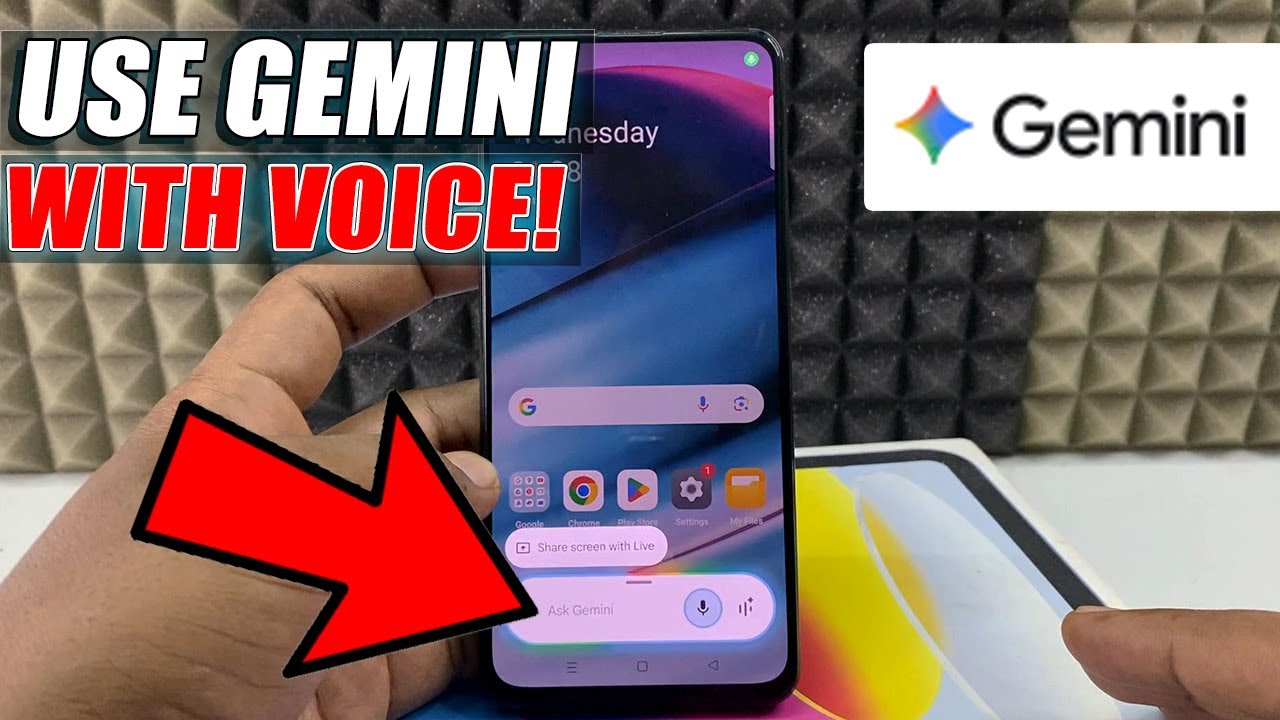 как активировать помощника Gemini голосом?