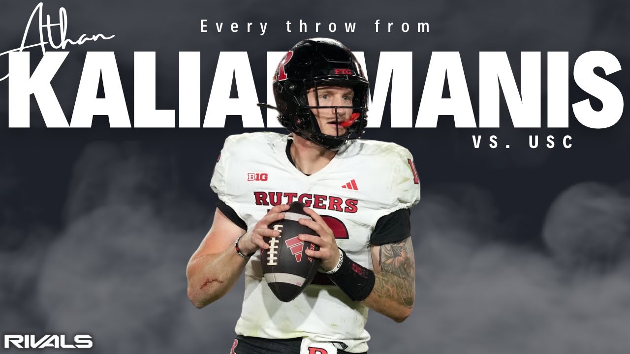 Every Throw From Athan Kaliakmanis versus #USC -- #Rutgers Scarlet Knights Football