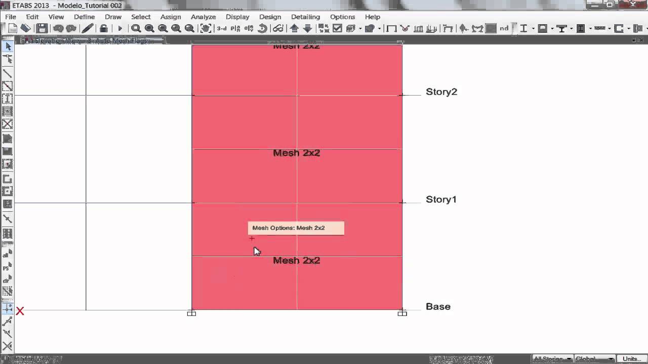 Etabs - GTutorial 002: Modelamiento de Muros de Corte