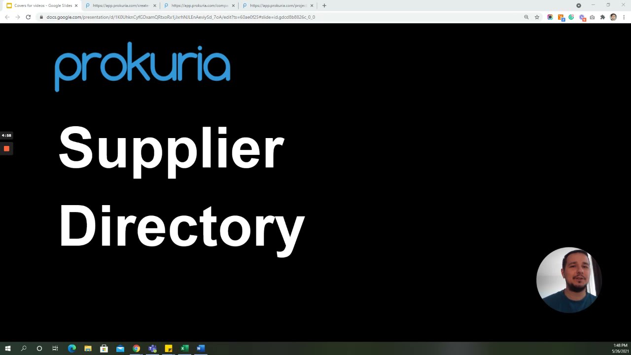 Prokuria's Supplier Directory - easy, seamless and smart sourcing with Prokuria
