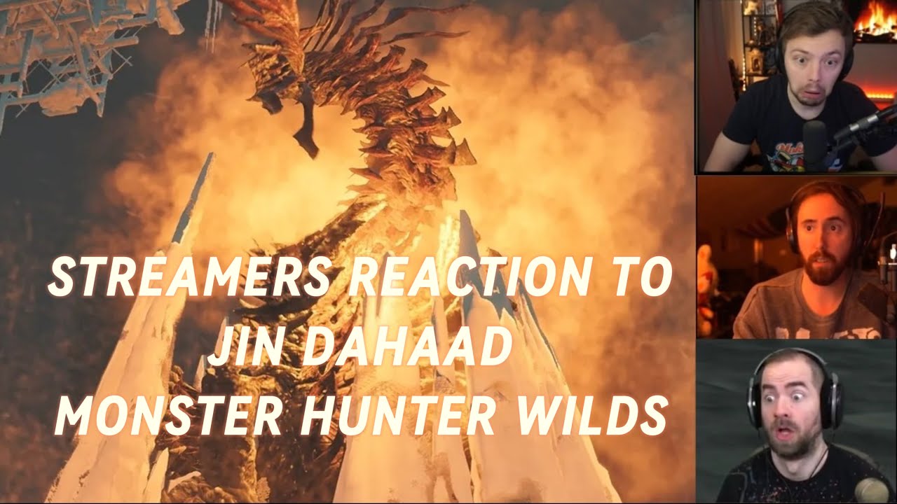 Monster Hunter Wilds - Streamers Reaction To Jin Dahaad