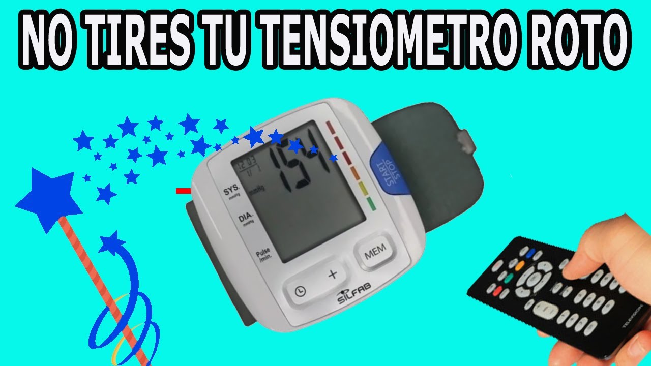 Nunca Mas Tires un Tensiometro Roto