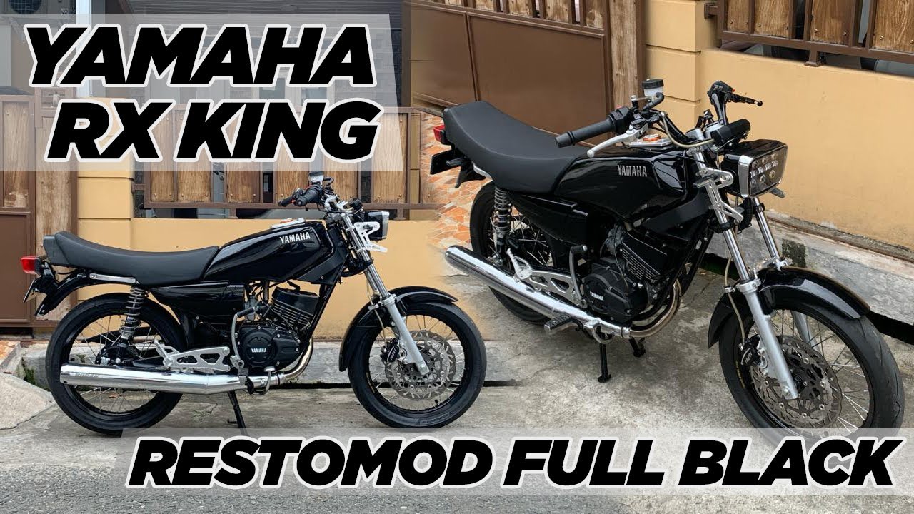 YAMAHA RX KING 2005 RESTOMOD FULL BLACK 🔥‼️YAMAHA RX KING MODIFIKASI SIMPEL